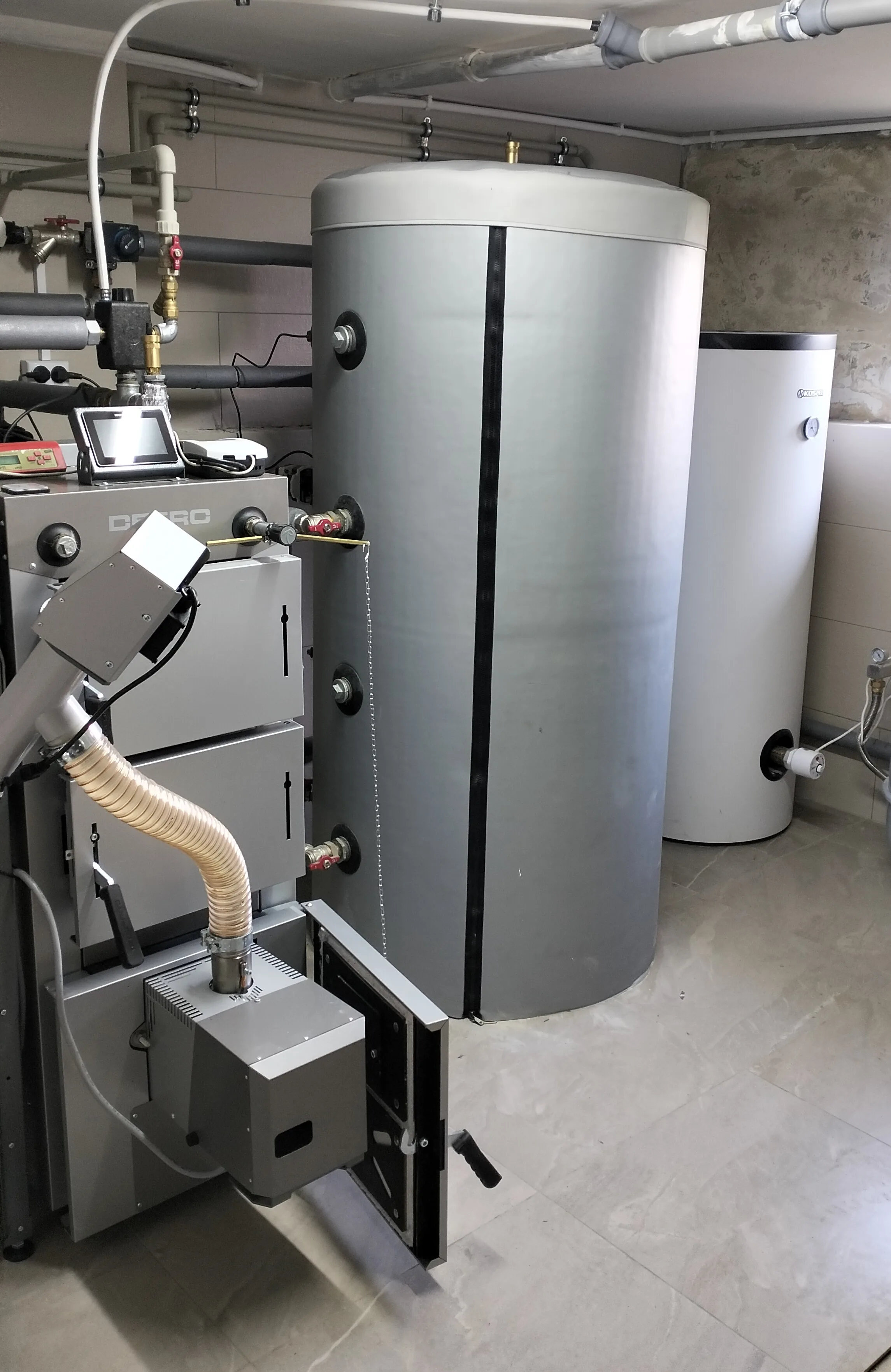 Kotłownia z kotłem Defro Firewood Duo 15 kW, zdjęcie 8